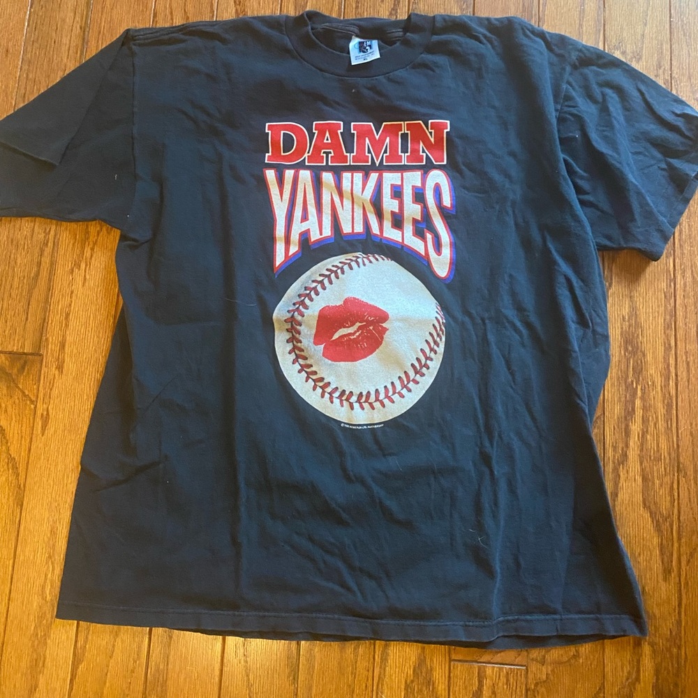 Vintage Damn Yankees Band Tour T Shirt Concert Tee GEM XL Extra‎ Large Homerun